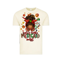 Vintage Arctic Santa's Favorite Medicaid Analyst Afro Messy Bun Vintage Tee - texasbilliewilder