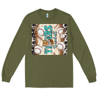 Army Green tigers baseball with tiger Long Sleeve Tee - TumblerDesignByShophia