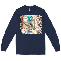 Navy tigers baseball with tiger Long Sleeve Tee - TumblerDesignByShophia
