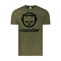 Vintage Olive napster    napster Vintage Tee - linhVisuals