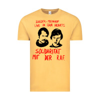 Vintage Mustard baader–meinhof raf original 70s design Vintage Tee - linhVisuals