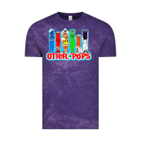 Cloud Purple otter pops anime character Vintage Tee - linhVisuals