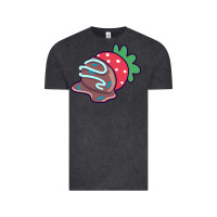 Vintage Black chocolate covered strawberry Vintage Tee - linhVisuals