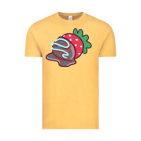 Vintage Mustard chocolate covered strawberry Vintage Tee - linhVisuals