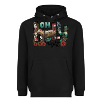 Black oh holy night Heavyweight Hoodie - CowhideDigitalArt
