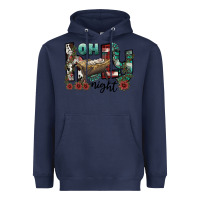 Navy oh holy night Heavyweight Hoodie - CowhideDigitalArt