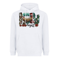White oh holy night Heavyweight Hoodie - CowhideDigitalArt