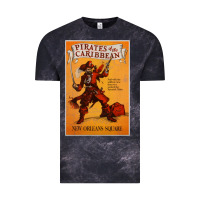 Cloud Black pirates of the caribbean film Vintage Tee - linhVisuals
