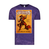 Cloud Purple pirates of the caribbean film Vintage Tee - linhVisuals