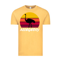 Vintage Mustard retro vintage allegedly ostrich Vintage Tee - linhVisuals