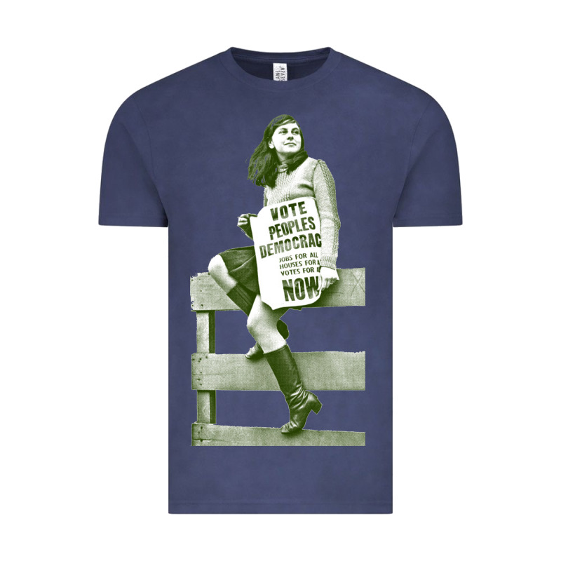 Bernadette Devlin Retro Irish Fanart Vintage Tee by linhVisuals | Teevron