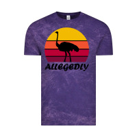 Cloud Purple retro vintage allegedly ostrich Vintage Tee - linhVisuals