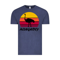 Vintage Denim retro vintage allegedly ostrich Vintage Tee - linhVisuals