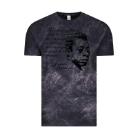 Cloud Black james baldwin Vintage Tee - linhVisuals