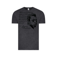 Vintage Black james baldwin Vintage Tee - linhVisuals