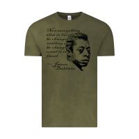 Vintage Olive james baldwin Vintage Tee - linhVisuals