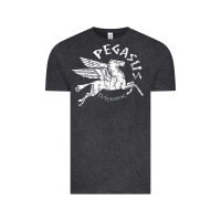 Vintage Black ivory pegasus Vintage Tee - linhVisuals