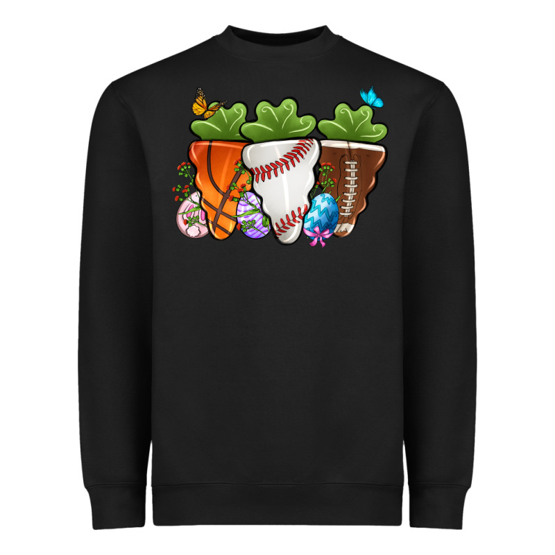 Easter Day Sports Easter Sports Carrots Heavyweight Sweatshirt by OliviaCreatesArt | Teevron