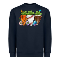 Navy Easter Day Sports Easter sports carrots Heavyweight Sweatshirt - OliviaCreatesArt