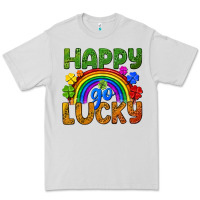 Dove Grey Western Happy Go Lucky LGBTQ+ Premium Tee - BundleAndBundleShop