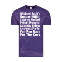 Cloud Purple fun office tv show Vintage Tee - linhVisuals