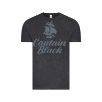 Vintage Black Captain Black Cigar Vintage Tee - linhVisuals