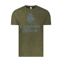 Vintage Olive Captain Black Cigar Vintage Tee - linhVisuals