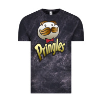 Cloud Black pringles classic Vintage Tee - linhVisuals