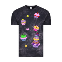 Cloud Black cupcakes! Vintage Tee - linhVisuals