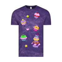 Cloud Purple cupcakes! Vintage Tee - linhVisuals