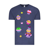 Vintage Denim cupcakes! Vintage Tee - linhVisuals