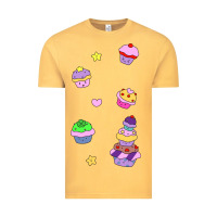Vintage Mustard cupcakes! Vintage Tee - linhVisuals
