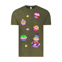 Vintage Olive cupcakes! Vintage Tee - linhVisuals