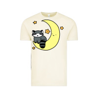 Vintage Arctic crescent moon raccoon Vintage Tee - linhVisuals