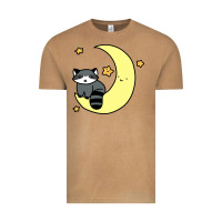 Vintage Camel crescent moon raccoon Vintage Tee - linhVisuals