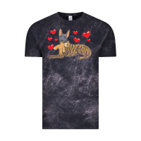 Cloud Black dutch shepherd dog t  shirt dutch shepherd dog with stuffed animal and Vintage Tee - linhVisuals
