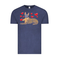 Vintage Denim dutch shepherd dog t  shirt dutch shepherd dog with stuffed animal and Vintage Tee - linhVisuals