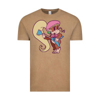 Vintage Coffee cute guitarist dixie kong Vintage Tee - linhVisuals