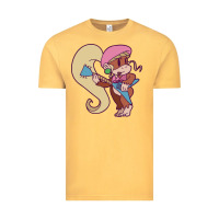 Vintage Mustard cute guitarist dixie kong Vintage Tee - linhVisuals