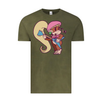 Cute Guitarist Dixie Kong Vintage Tee | Teevron