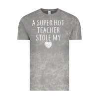 Cloud Rock funny a super hot teacher stole my heart unisex t shirt Vintage Tee - linhVisuals