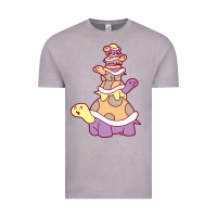 Vintage Zinc cute turtle stack Vintage Tee - linhVisuals