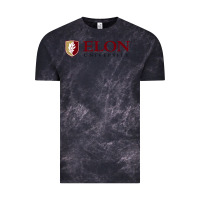 Cloud Black ELON UNIVERSITY Vintage Tee - linhVisuals