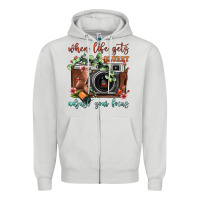 Dove Grey When Life Gets Blurry Adjust Your Focus Vintage Camera Zipper Hoodie - FaDigitalArtStudio