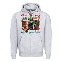 When Life Gets Blurry Adjust Your Focus Vintage Camera Zipper Hoodie | Teevron