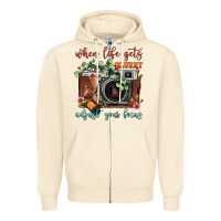 Sandshell When Life Gets Blurry Adjust Your Focus Vintage Camera Zipper Hoodie - FaDigitalArtStudio