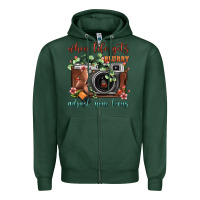 Sports Green When Life Gets Blurry Adjust Your Focus Vintage Camera Zipper Hoodie - FaDigitalArtStudio