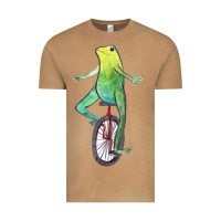 Vintage Camel dat boi watercolor unicycle frog Vintage Tee - linhVisuals