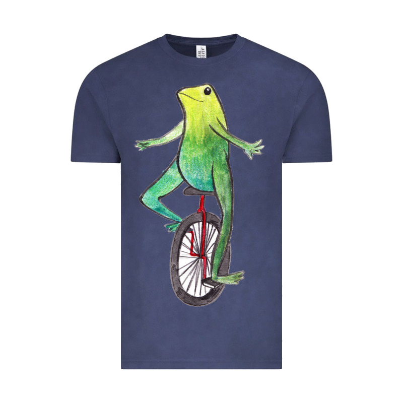 Dat Boi Watercolor Unicycle Frog Vintage Tee by linhVisuals | Teevron
