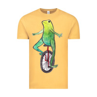 Vintage Mustard dat boi watercolor unicycle frog Vintage Tee - linhVisuals